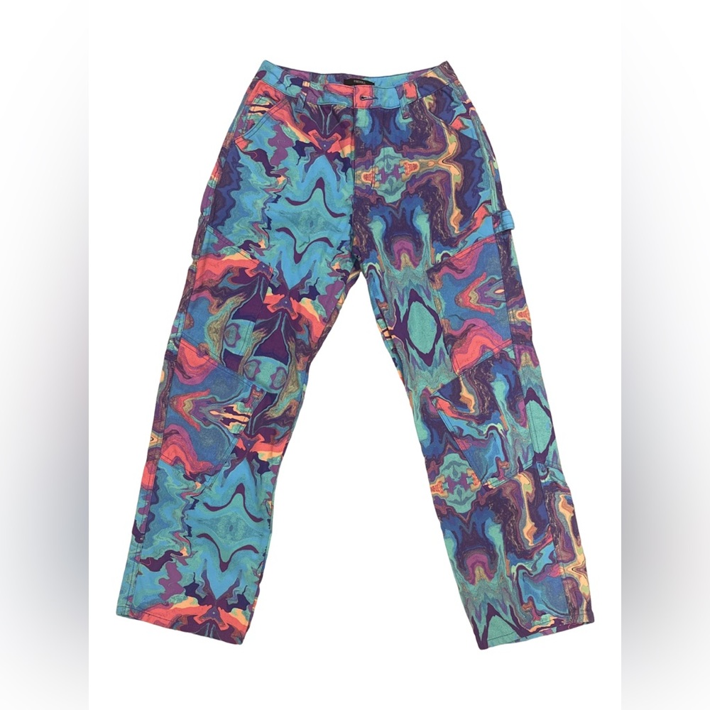 Fashion Nova baggy painter jeans